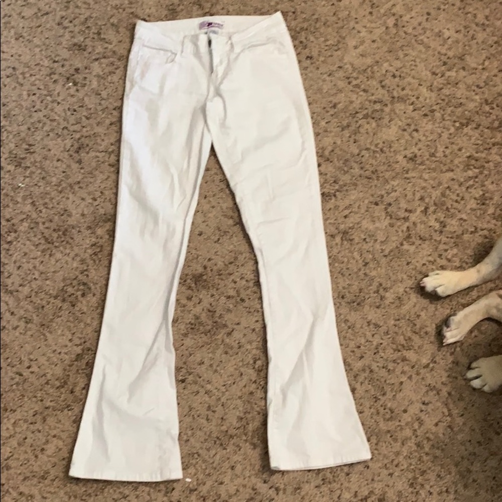 White Flare Jeans